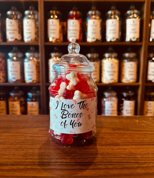 Valentines Sweet Jar - "I Love The Bones of You"