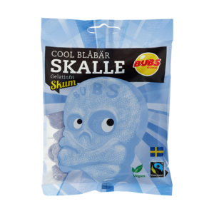 Bubs Cool Blueberry Skulls 90g Bag