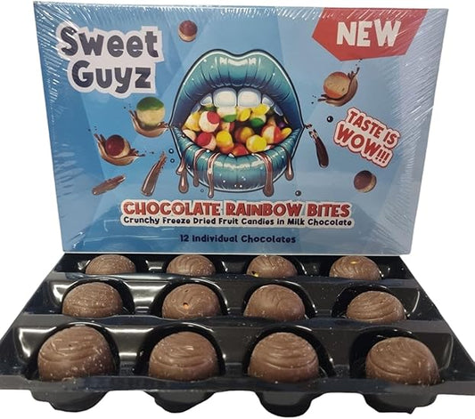 Freeze Dried Chocolate Rainbow Bites