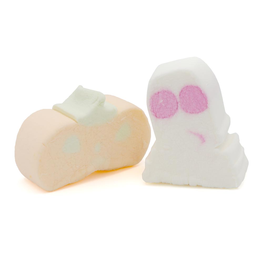 Ghost and Pumpkin Marshmallows