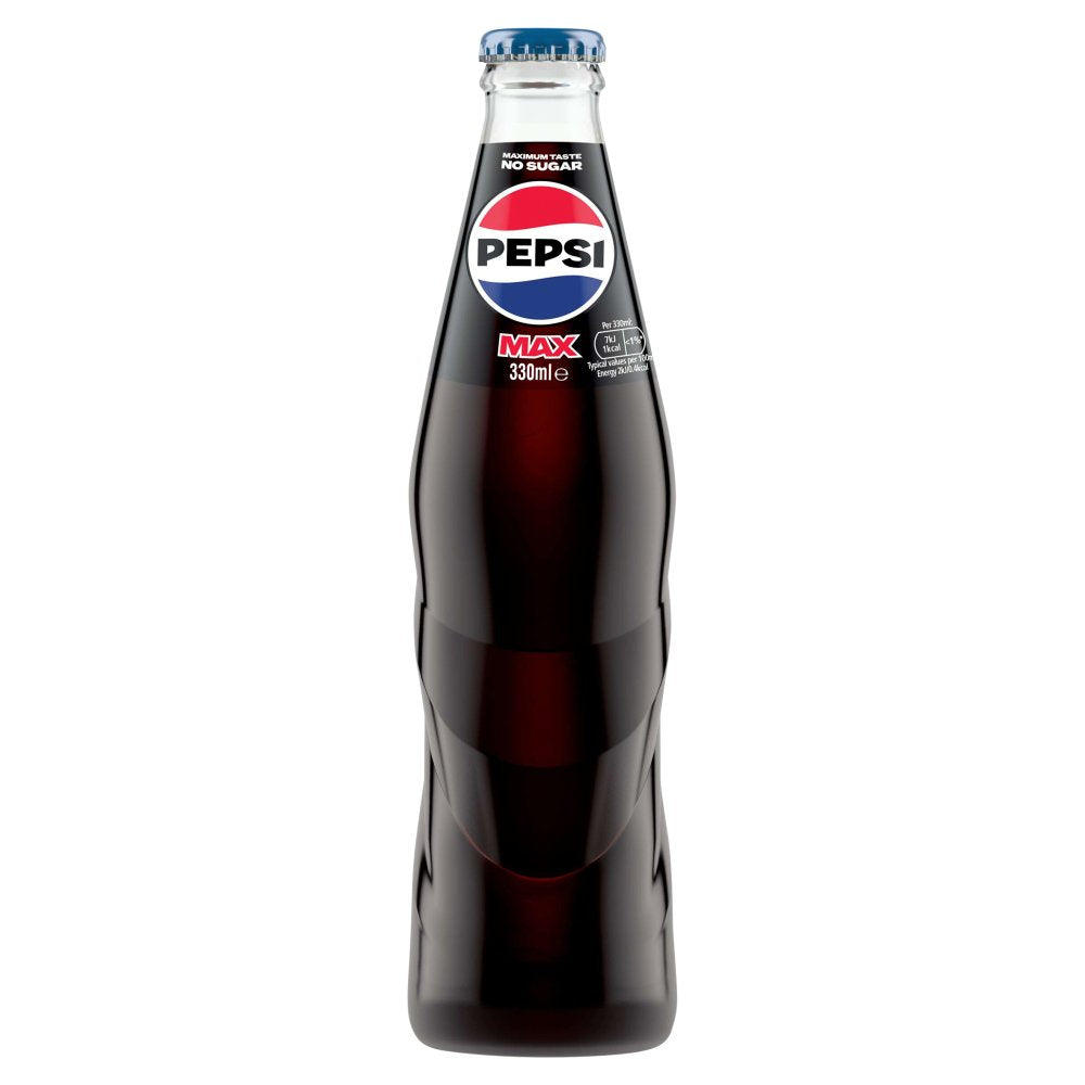 Pepsi Max 330ml Glass Bottle