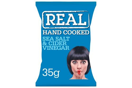 Real Hand Cooked Salt and Vinegar Crisps