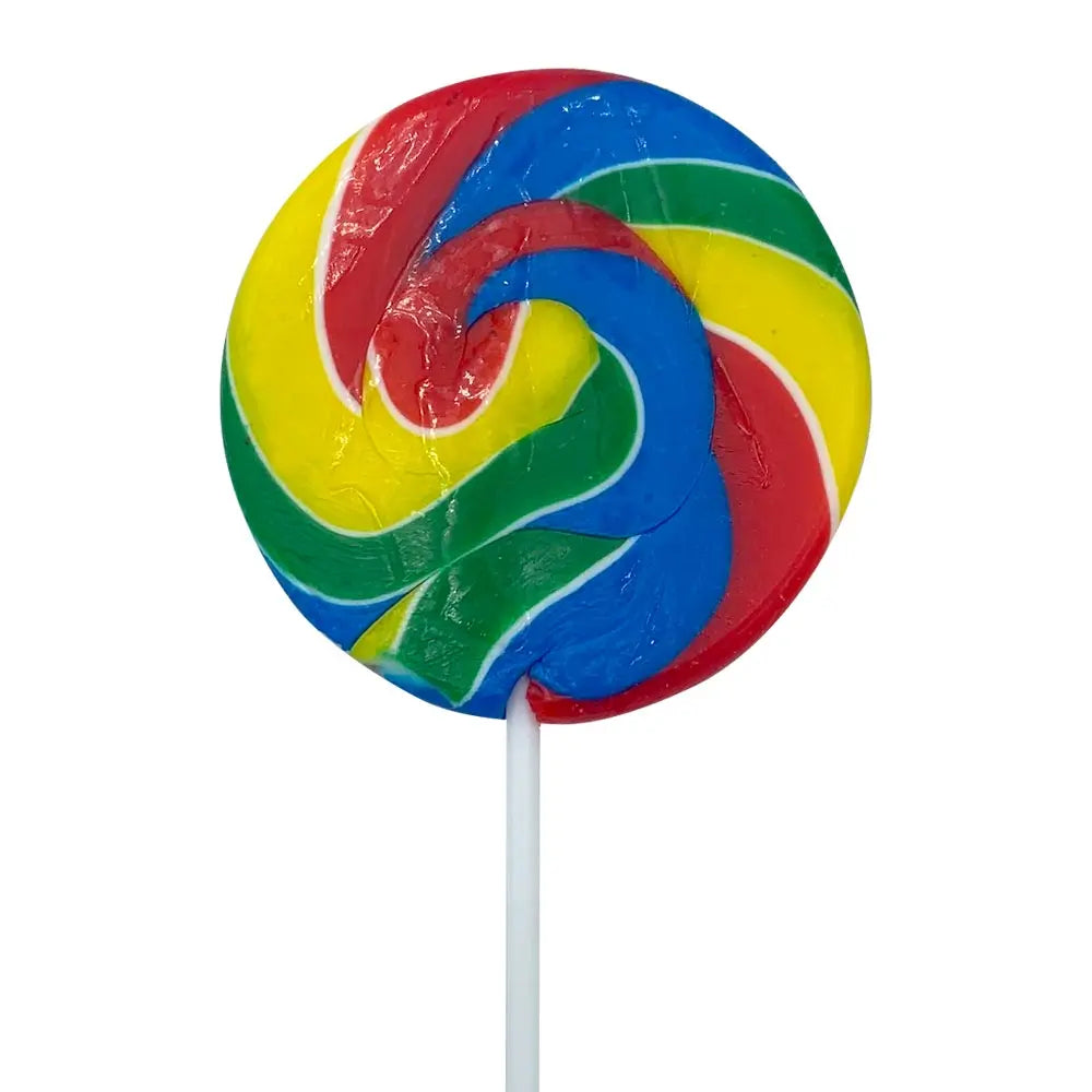 Rainbow Swirl Lollipop